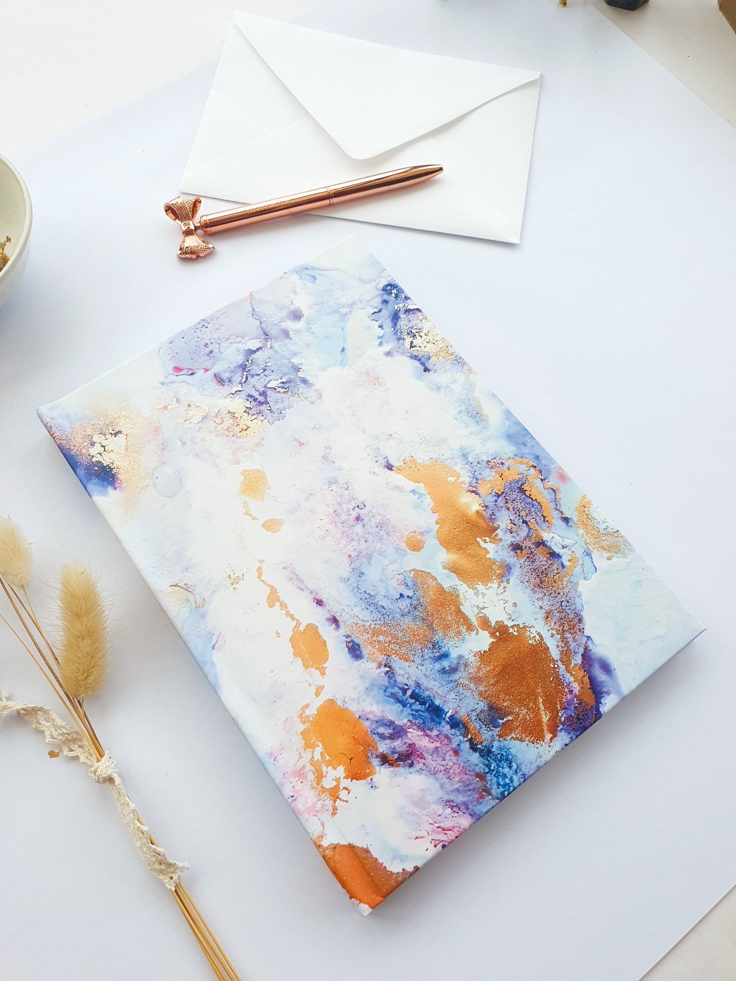 A5 Purple Hardback Notebook