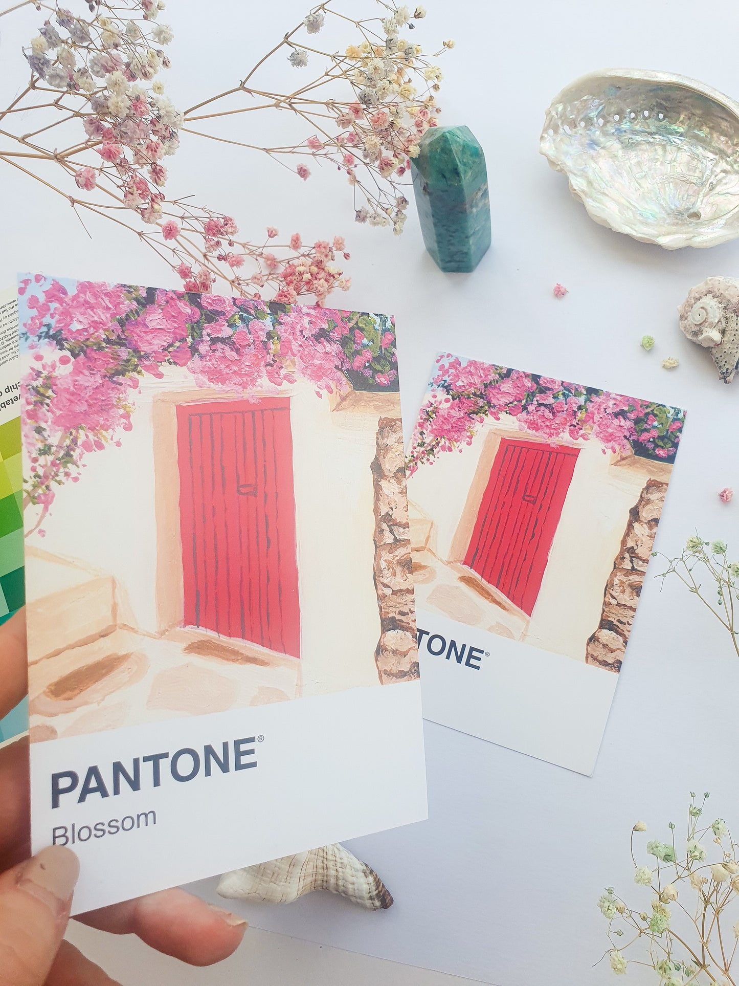 Blossom Pantone Print - A5 Postcard