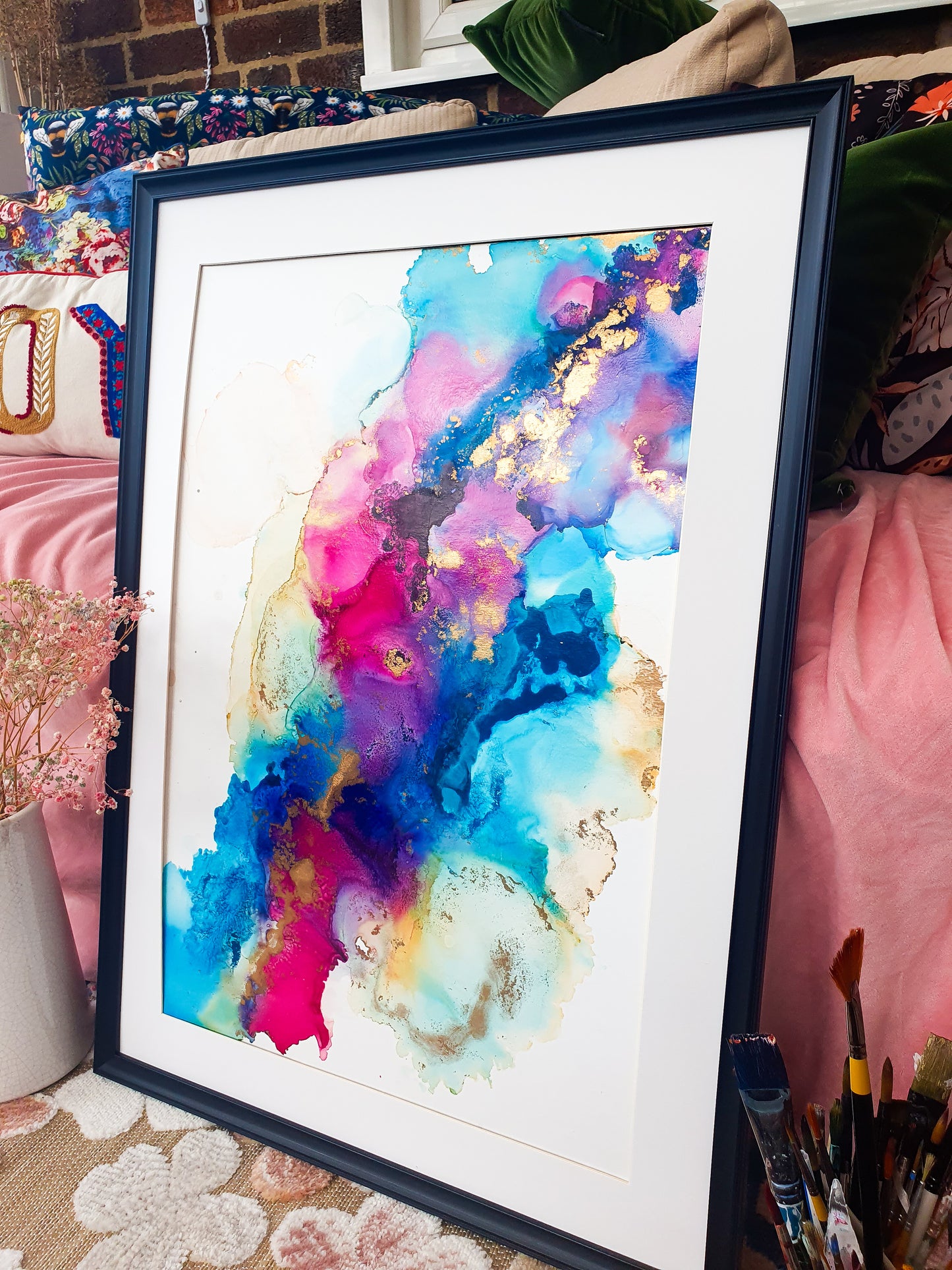 A2 Original Alcohol Ink Artwork