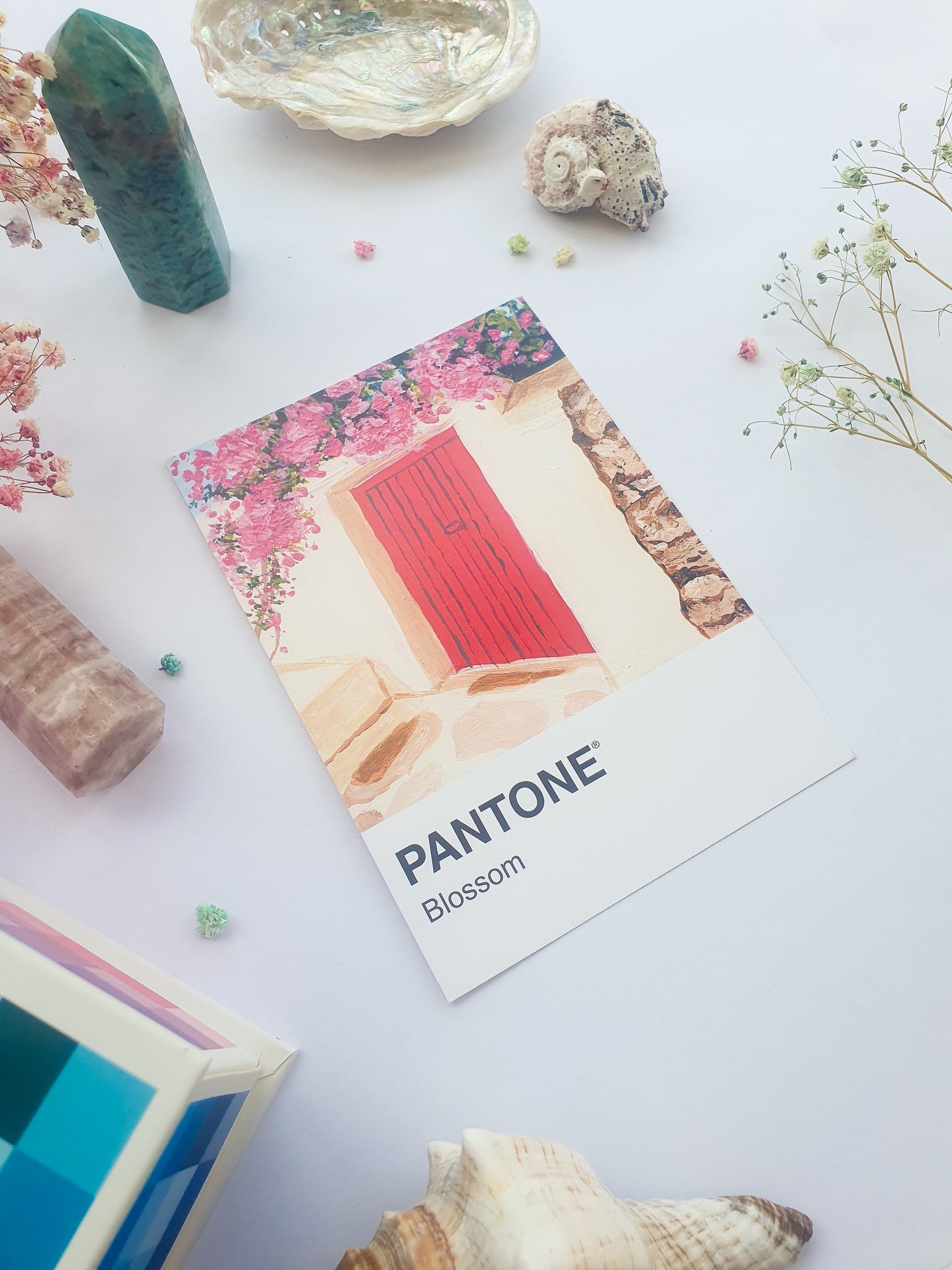 Blossom Pantone Print - A5 Postcard