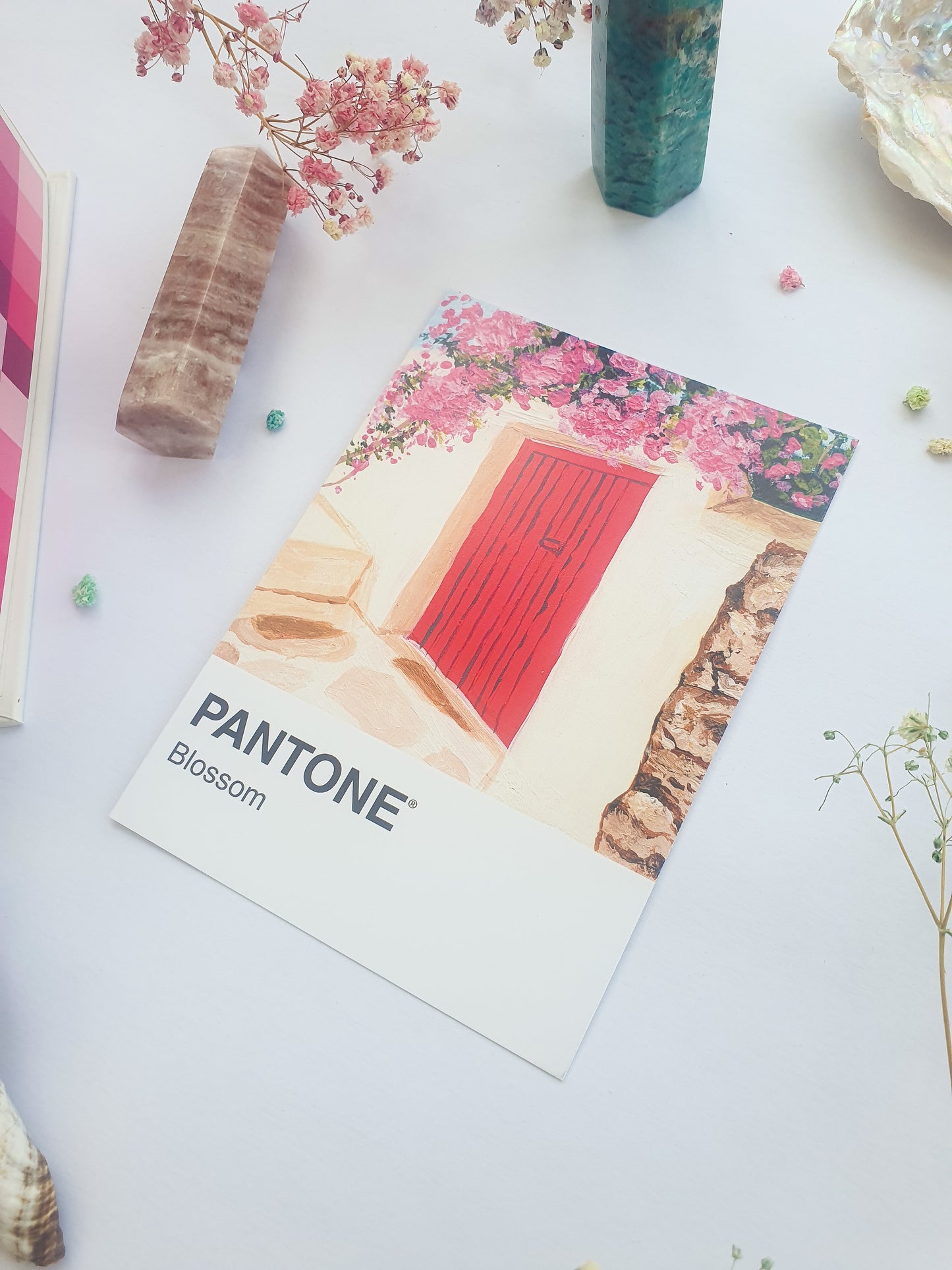 Blossom Pantone Print - A5 Postcard