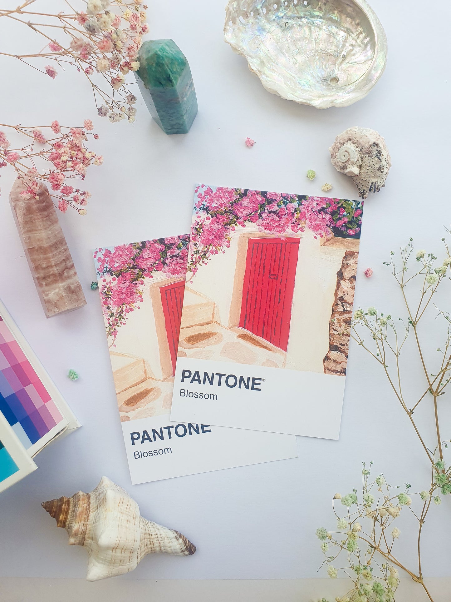 Blossom Pantone Print - A5 Postcard