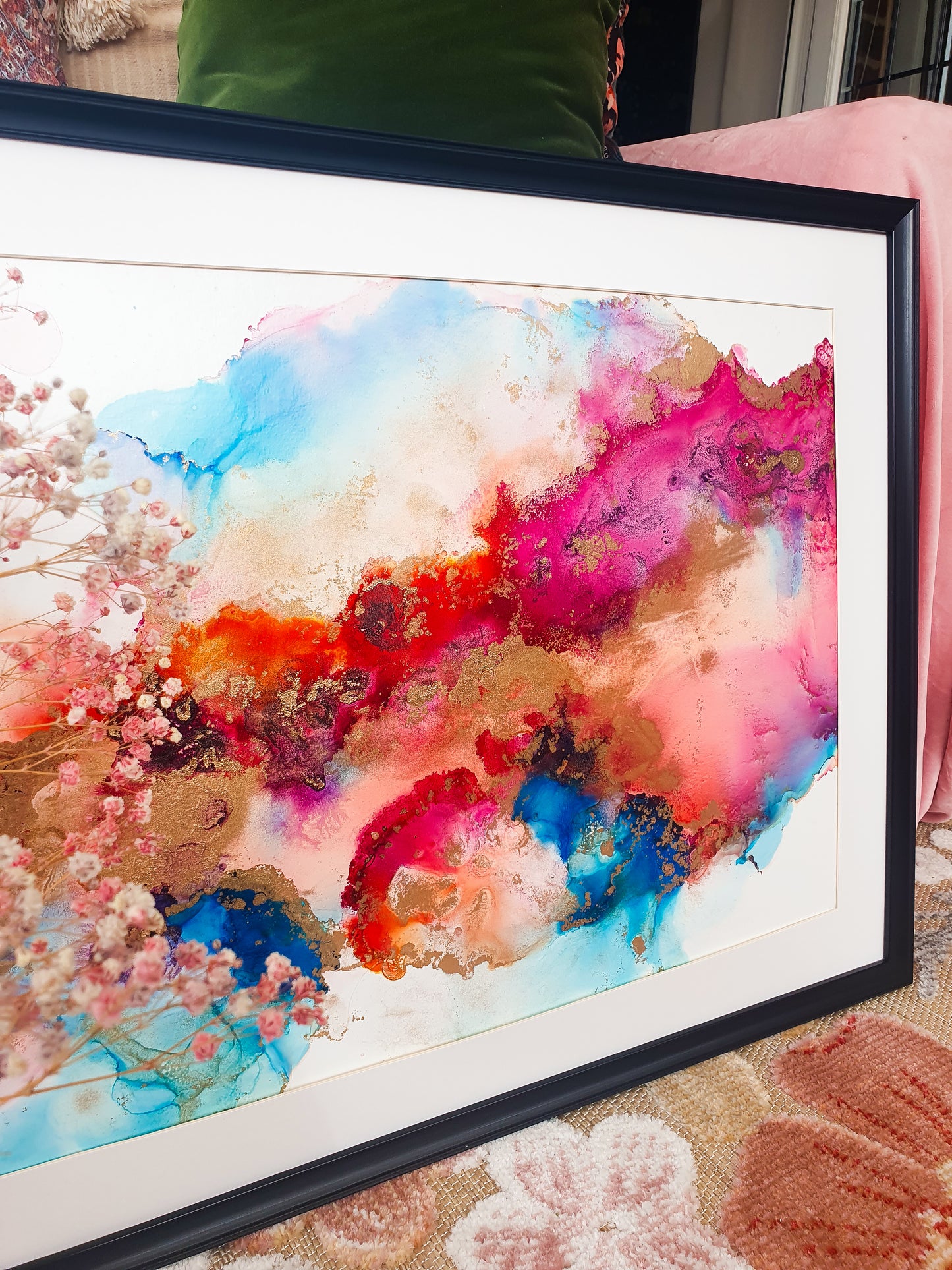 A2 Original Alcohol Ink Artwork