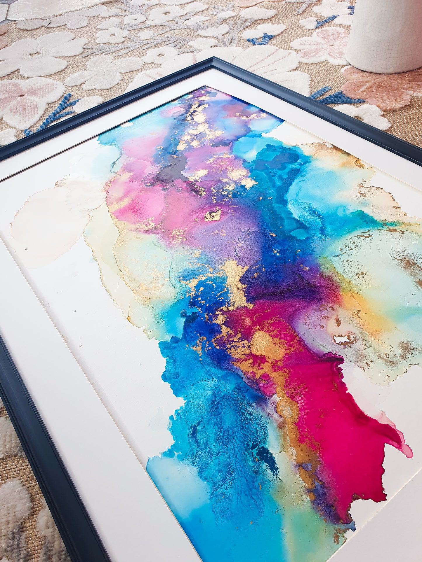 A2 Original Alcohol Ink Artwork