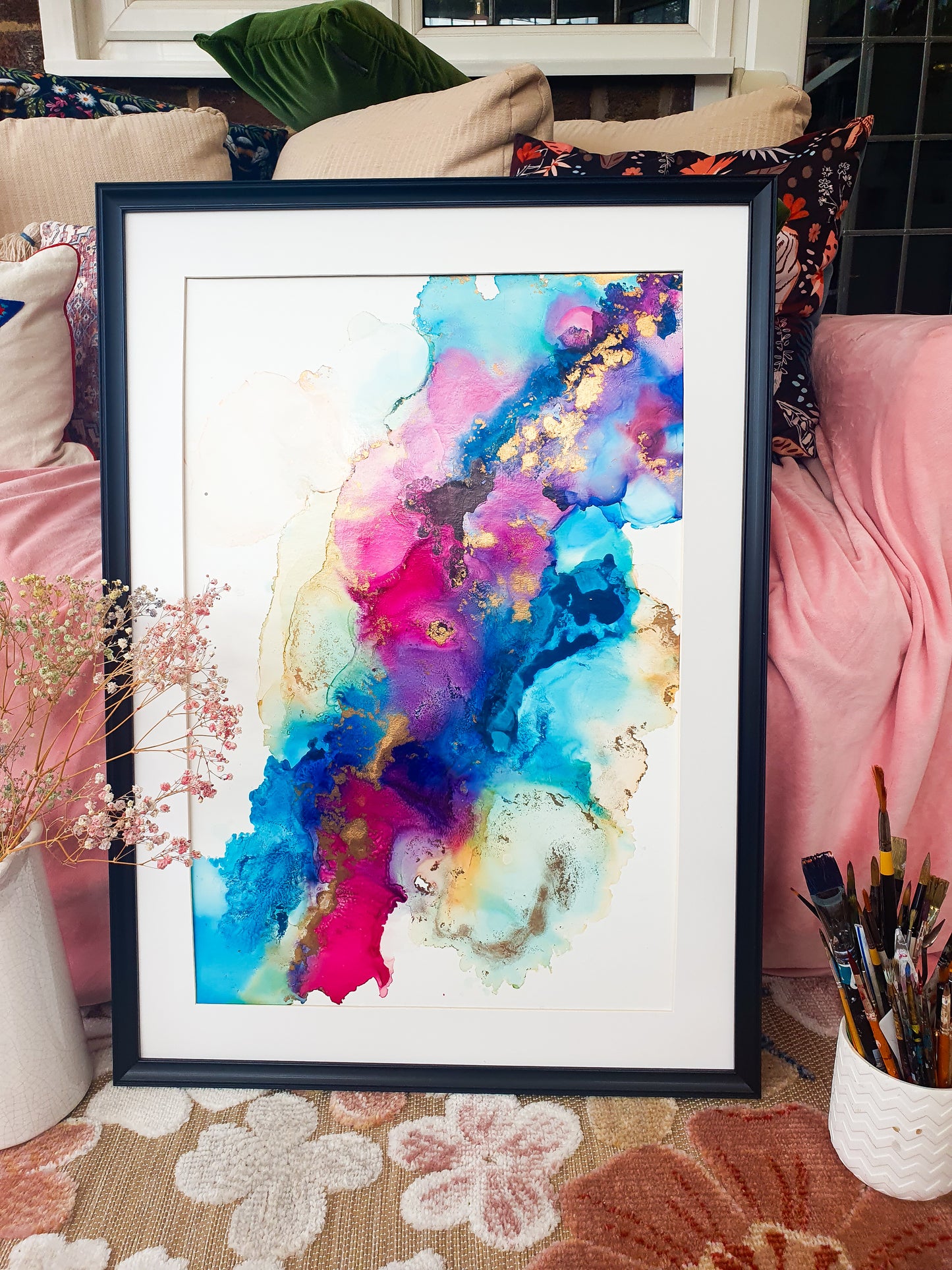 A2 Original Alcohol Ink Artwork