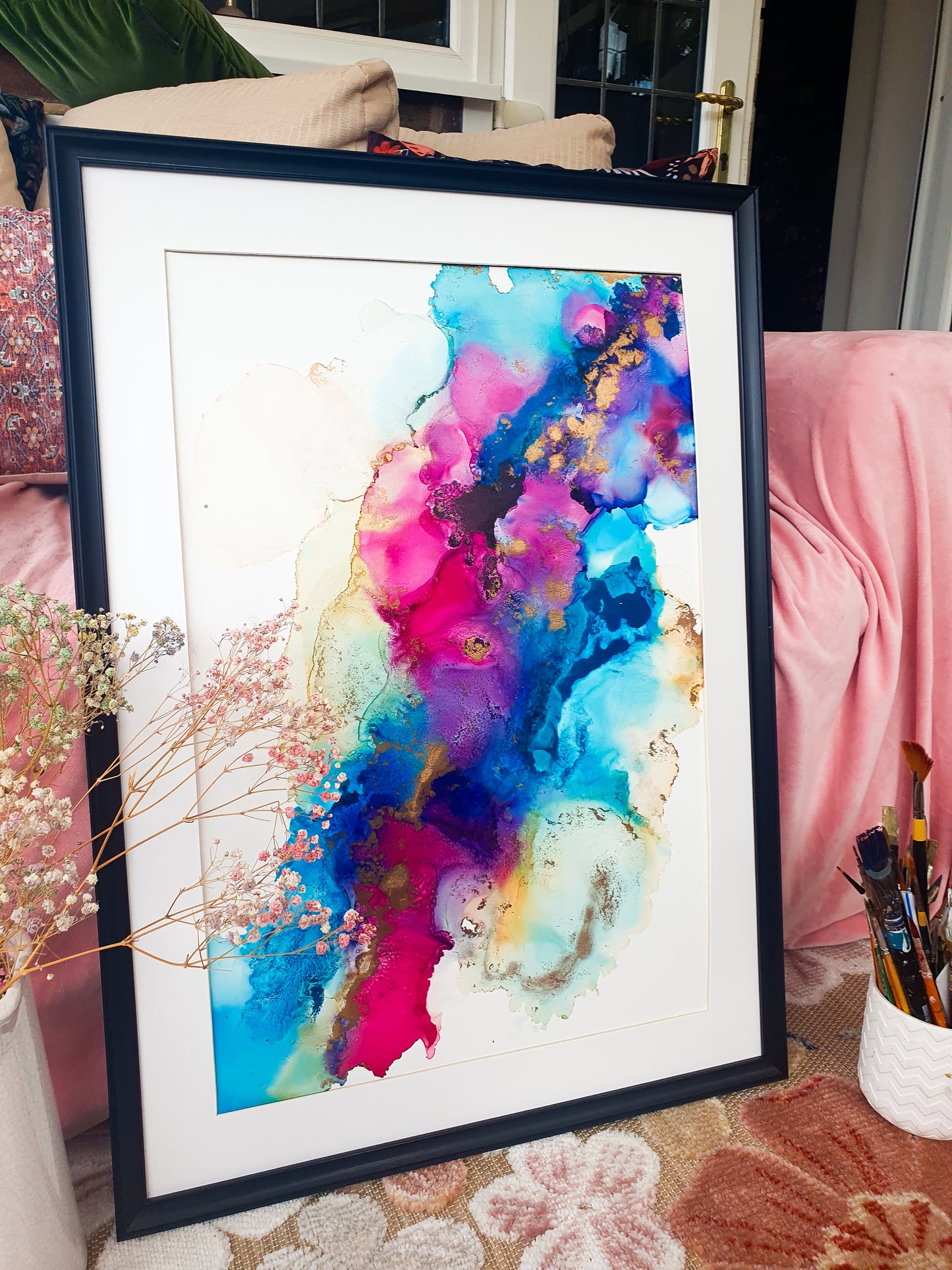 A2 Original Alcohol Ink Artwork