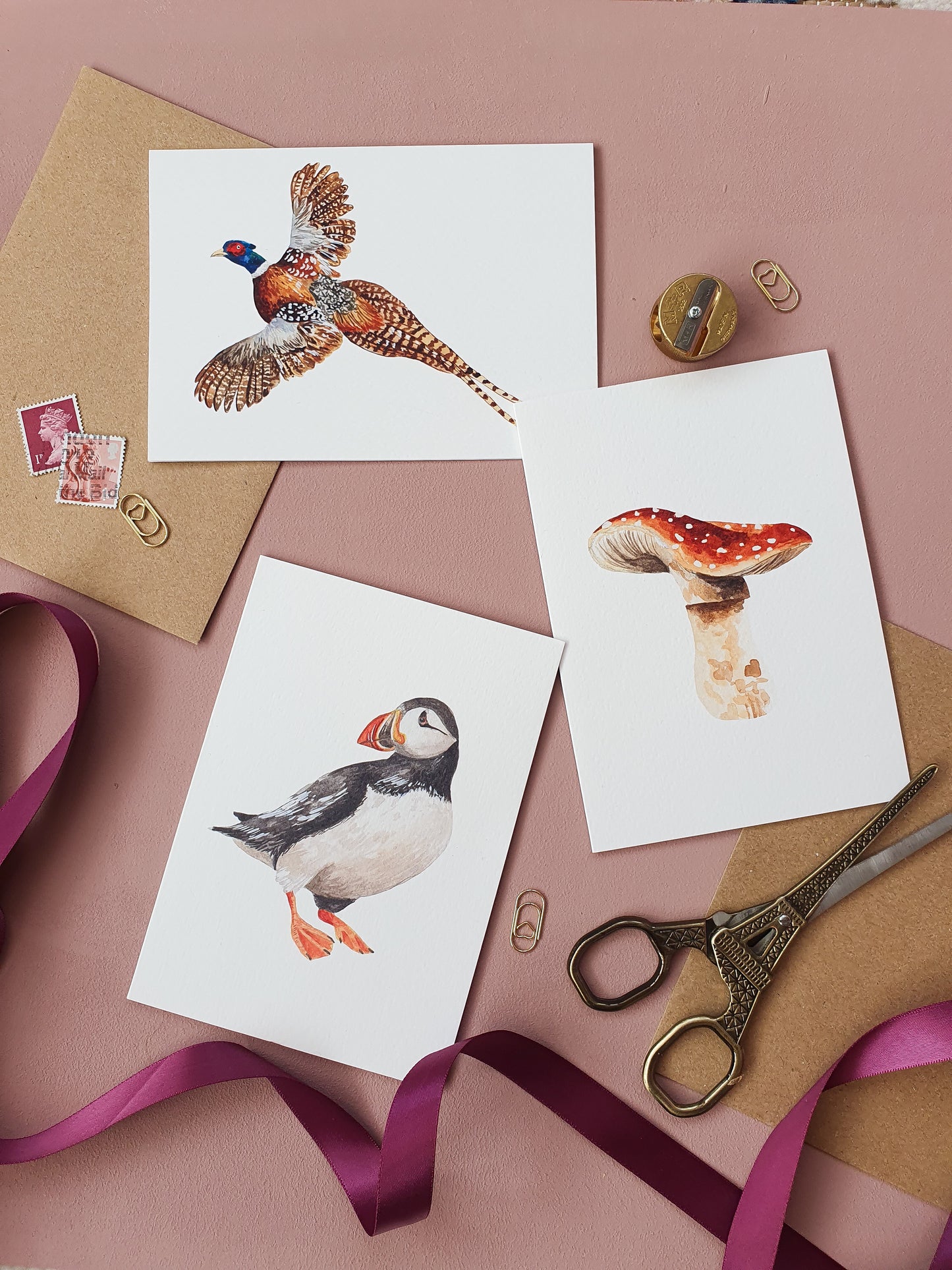 Robin Watercolour Greeting Card