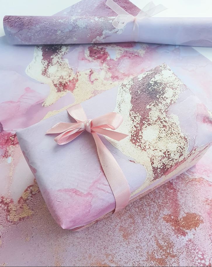 Pastel Pink Gift Wrap