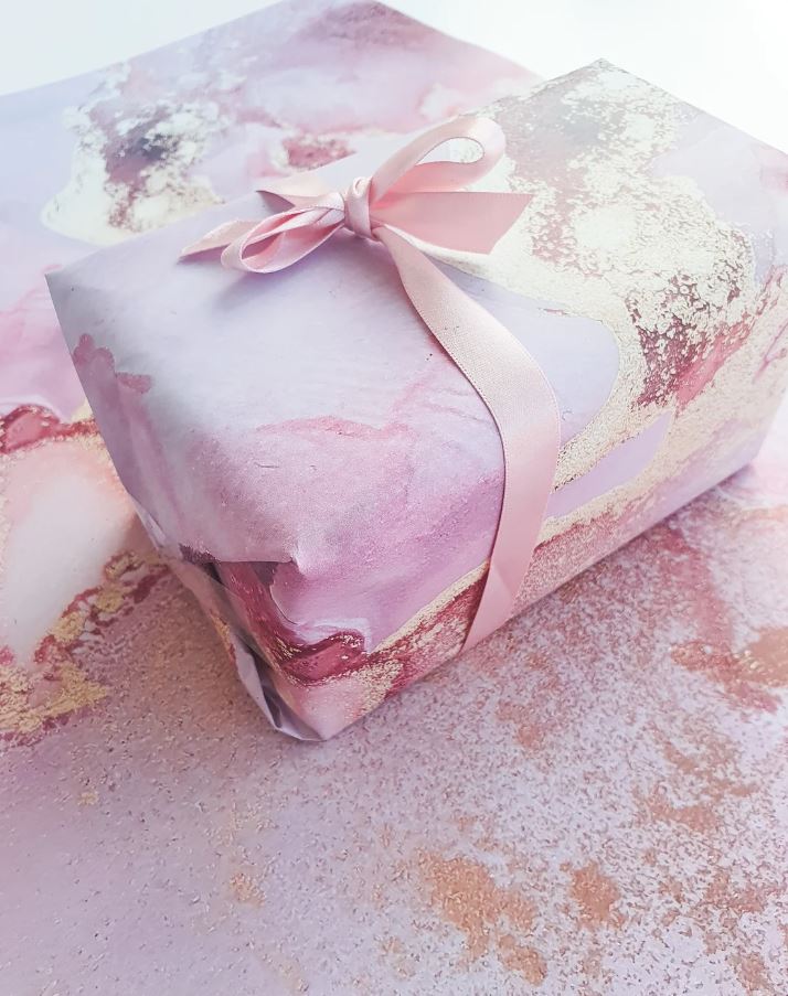 Pastel Pink Gift Wrap
